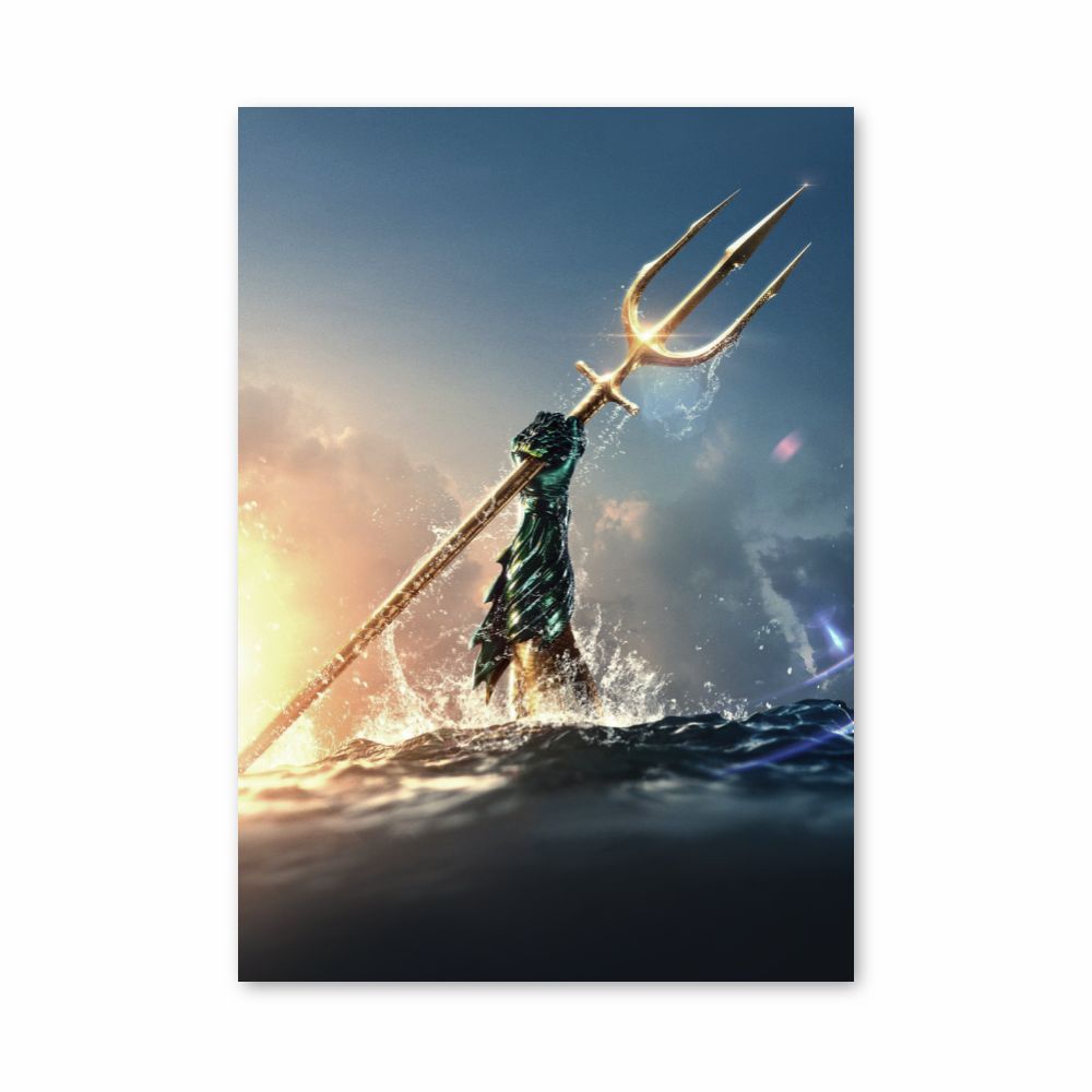 Poster Aquaman Drietand