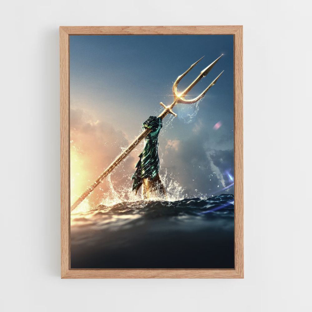 Poster Aquaman Drietand