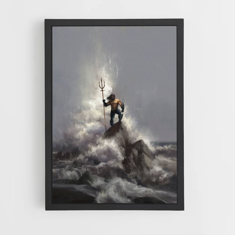 Poster Aquaman schilderij