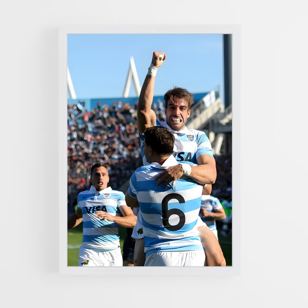 argentina-rugby-1 cadre Blanc