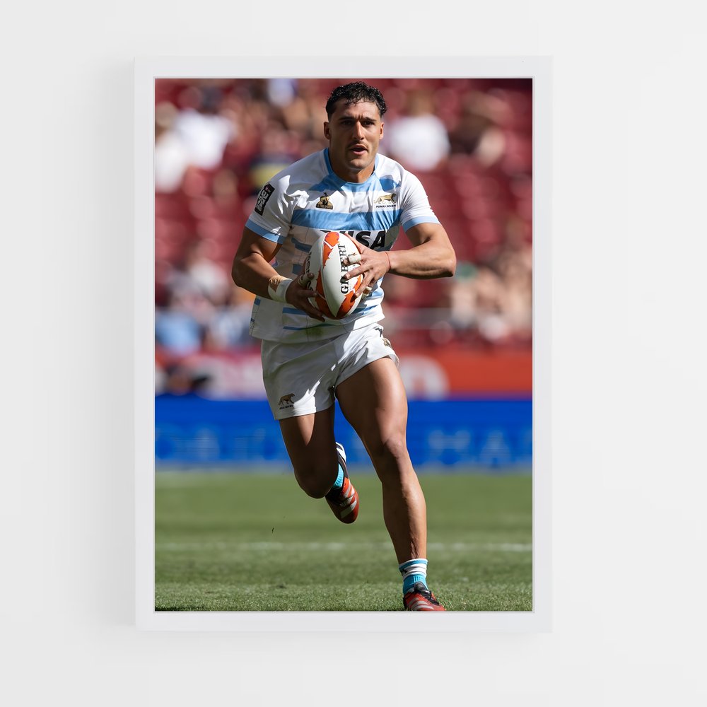 argentina-rugby-10 cadre Blanc