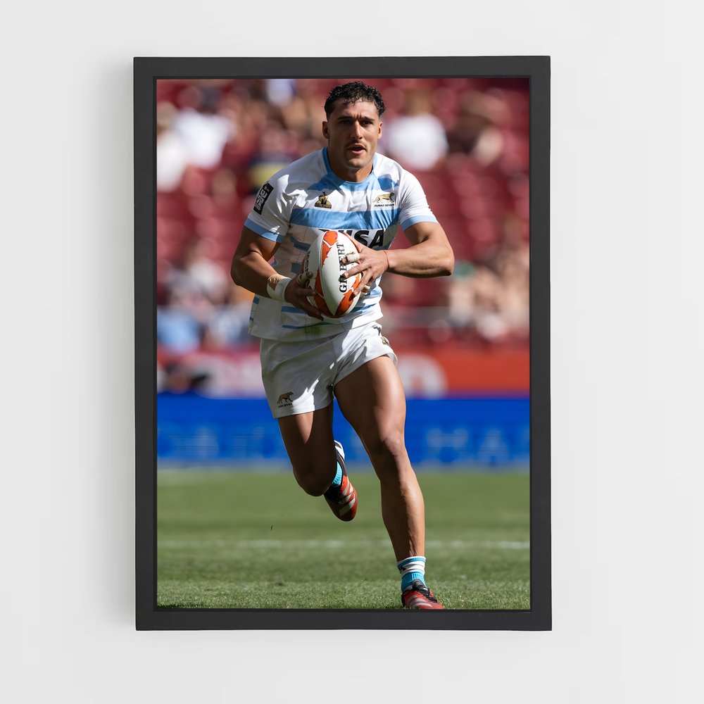 argentina-rugby-10 cadre Noir