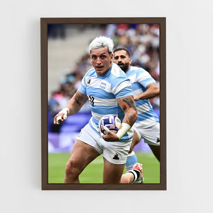 argentina-rugby-2 cadre Bois foncé