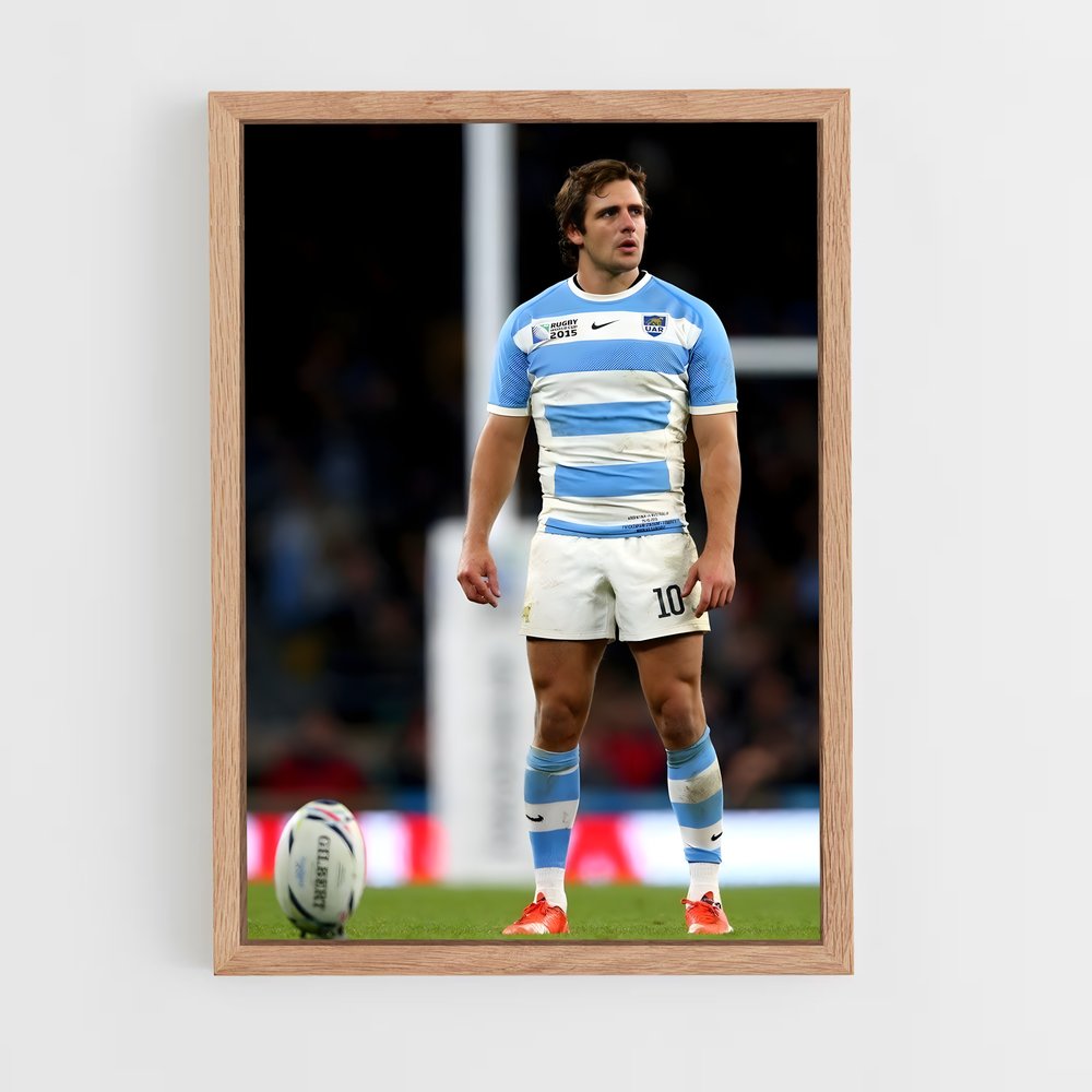 argentina-rugby-3 cadre Bois clair