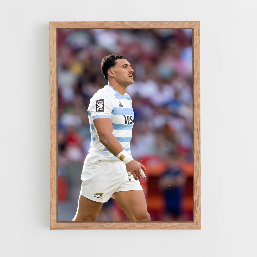 argentina-rugby-6 cadre Bois clair