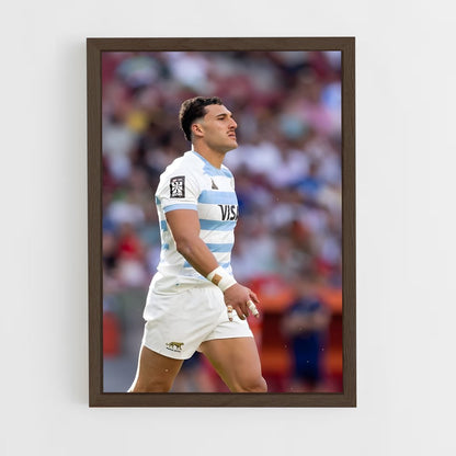 argentina-rugby-6 cadre Bois foncé