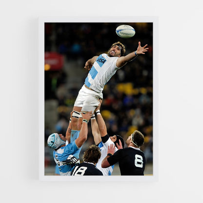 argentina-rugby-9 cadre Blanc