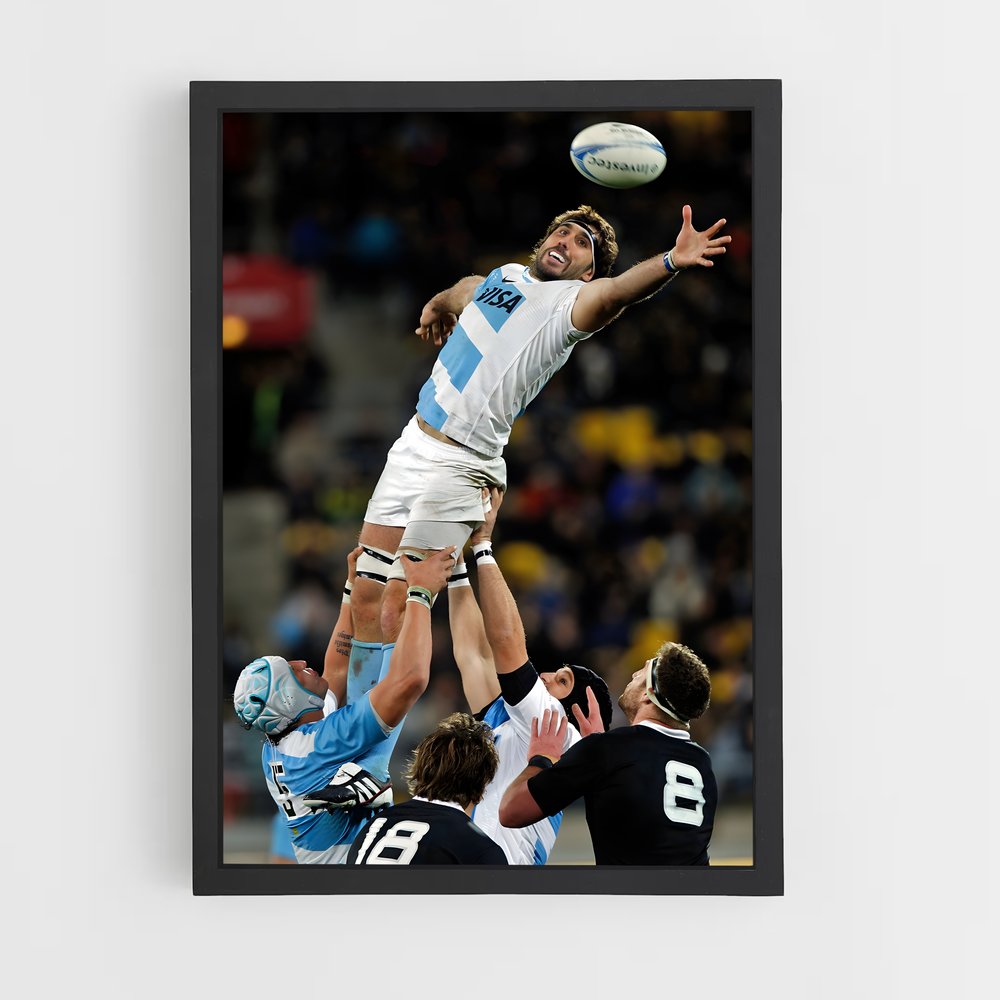 argentina-rugby-9 cadre Noir