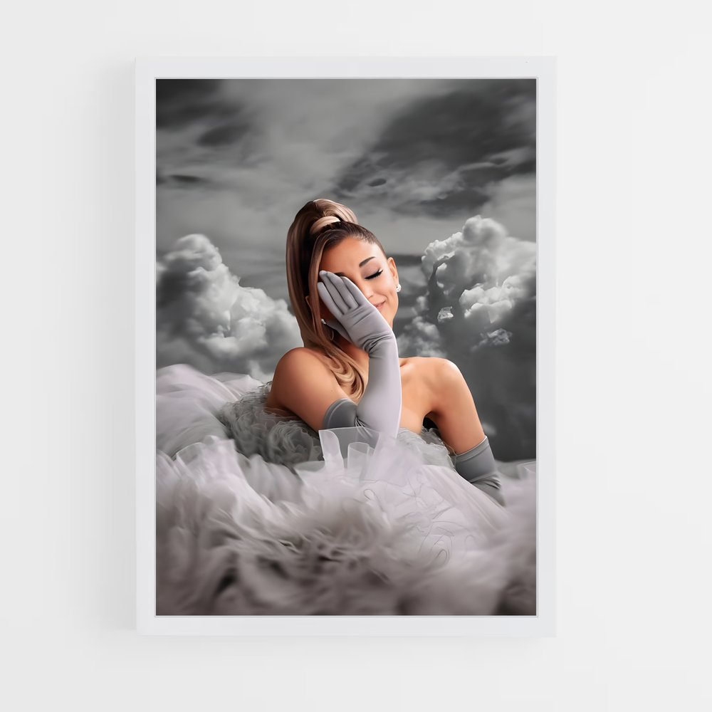 ariana-grande-6 cadre Blanc