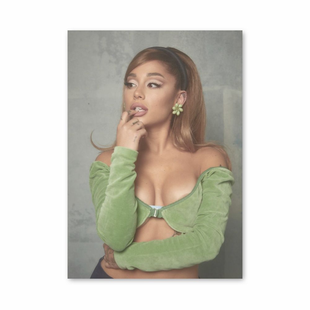 Poster Ariana Grande Groen