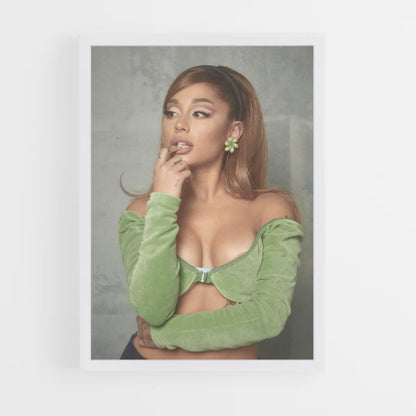 Poster Ariana Grande Groen