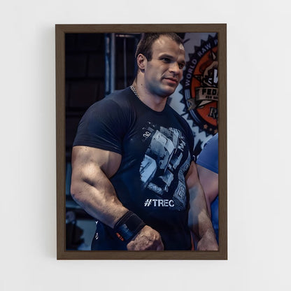 armwrestling-2 cadre Bois foncé