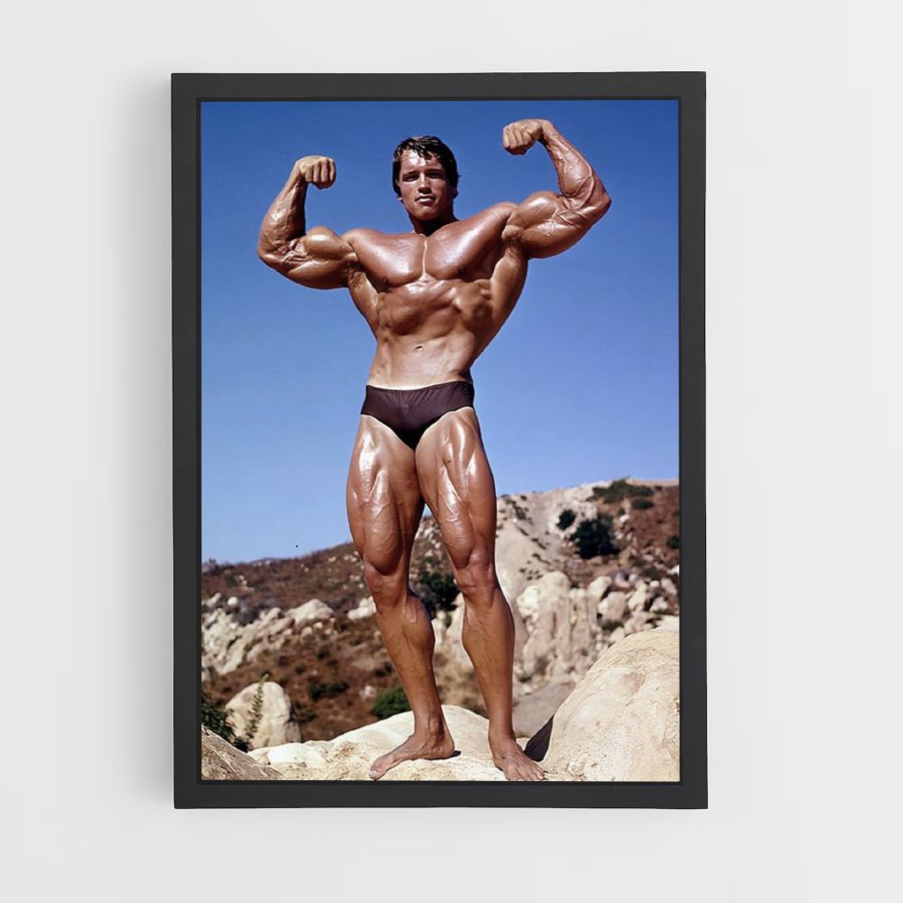 Poster Arnold dubbele biceps