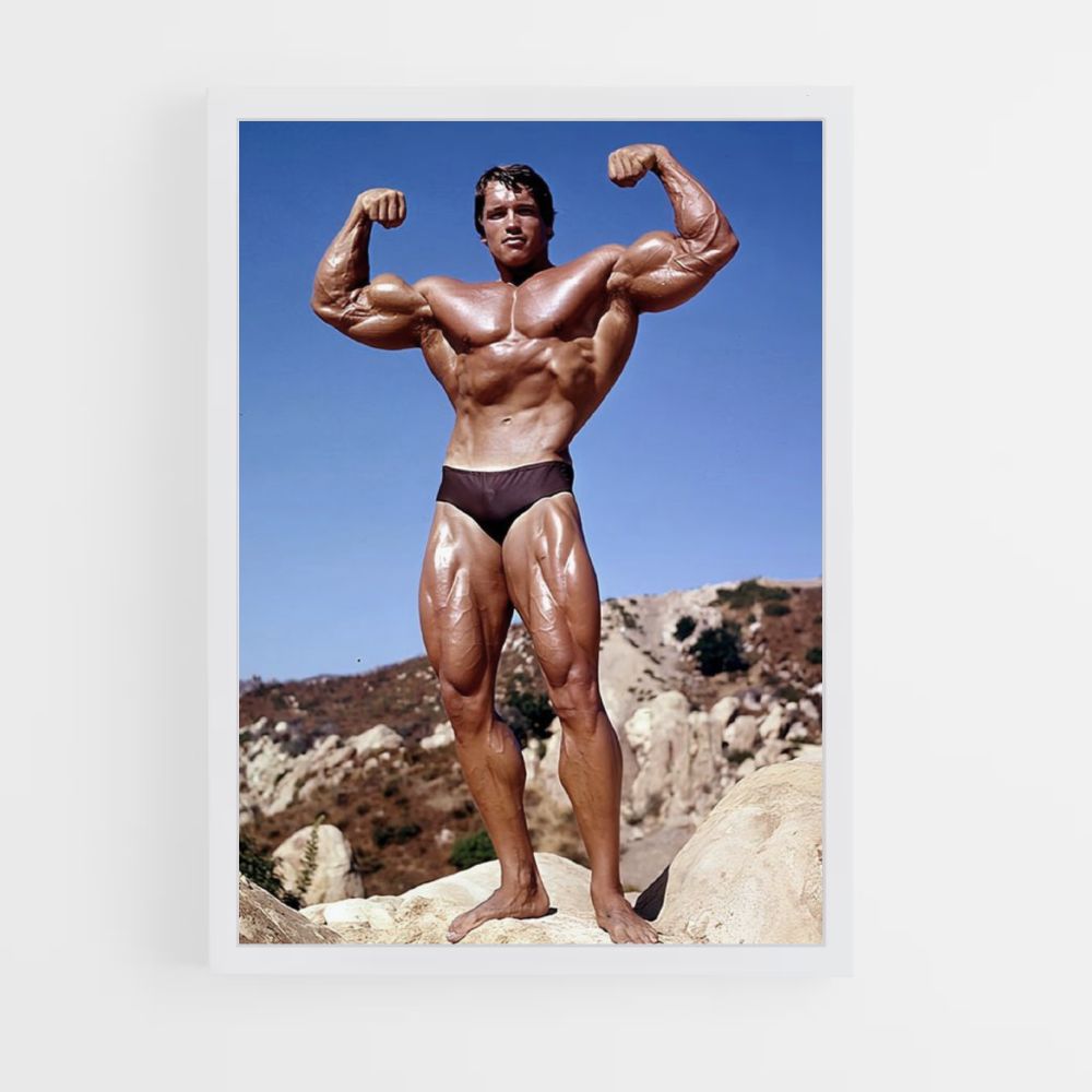 Poster Arnold dubbele biceps