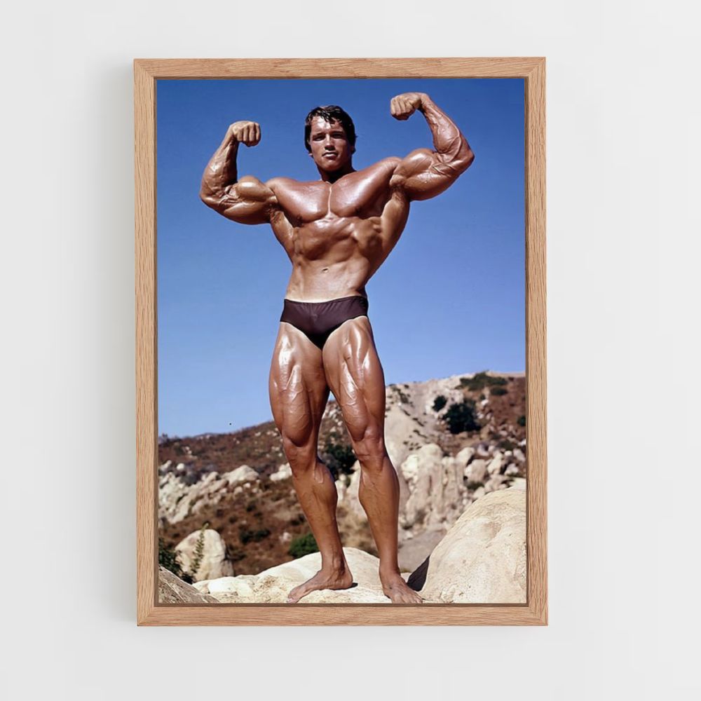 Poster Arnold dubbele biceps