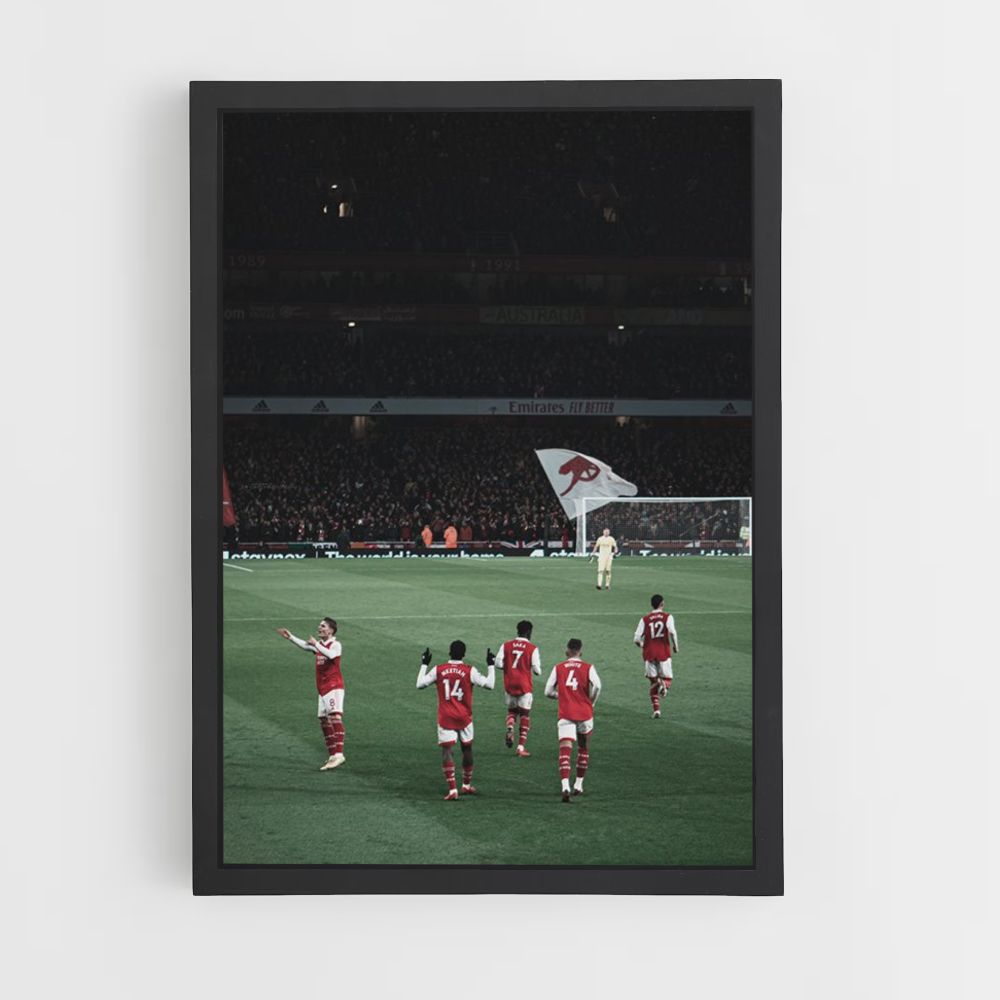 Affiche Arsenal-wedstrijd