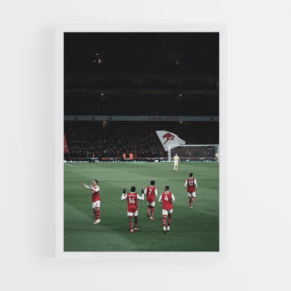 Affiche Arsenal-wedstrijd