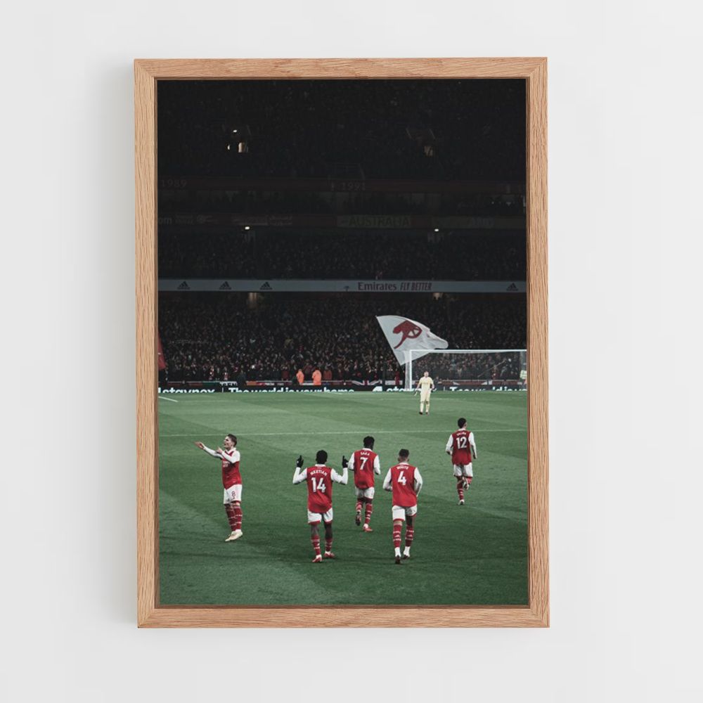 Affiche Arsenal-wedstrijd