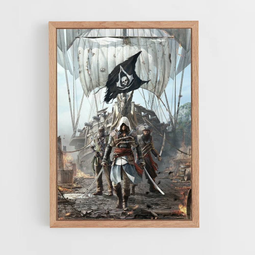 Poster Assassin's Creed Zwarte Vlag