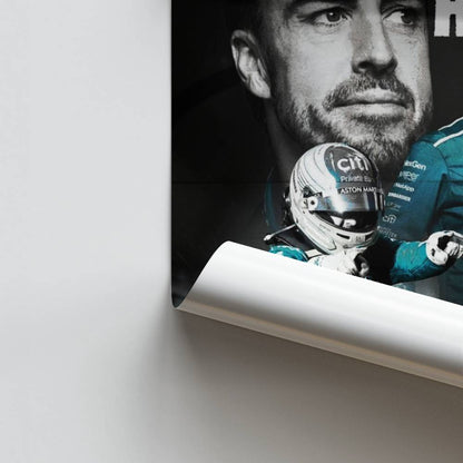 Affiche Aston Martin Alonso