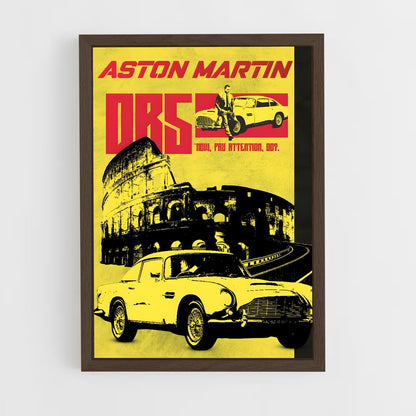 aston-martin-2 cadre Bois foncé