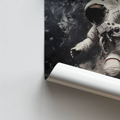 Astronaut wolk-poster