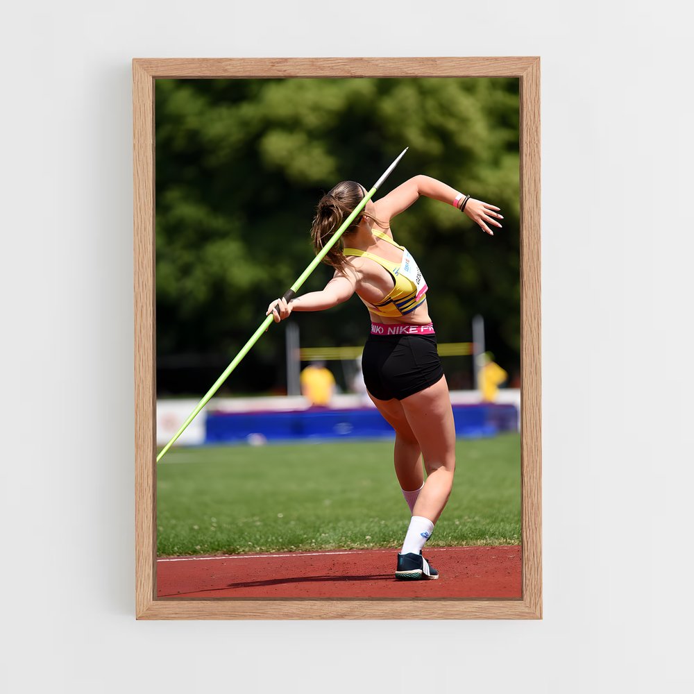 athletism-1 cadre Bois clair