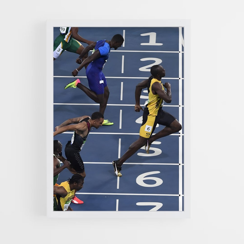 athletism-2 cadre Blanc