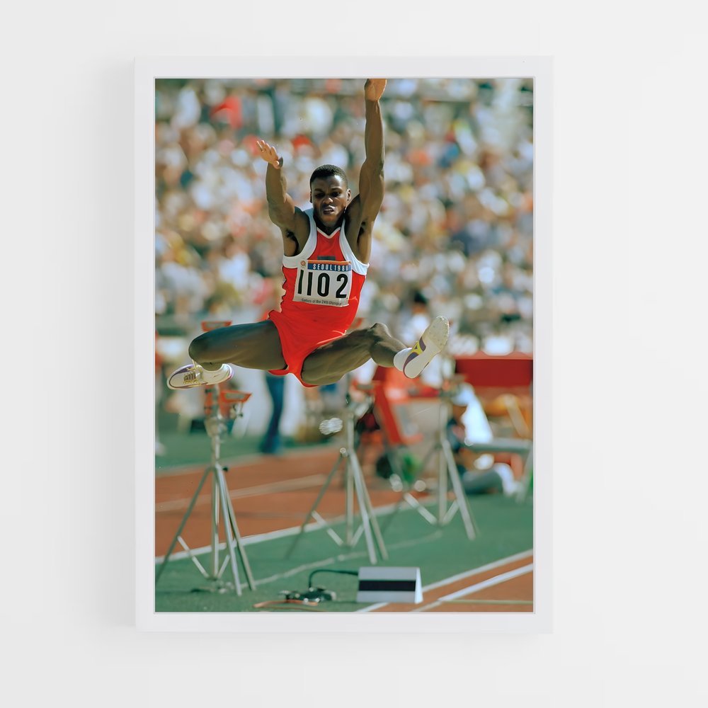 athletism-8 cadre Blanc