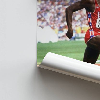 Affiche Atletiek Carl Lewis