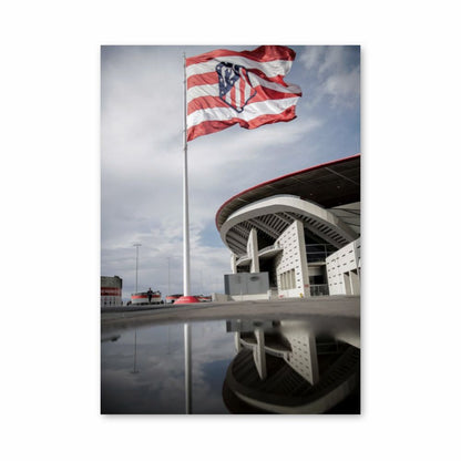 Atletico Madrid vlag poster