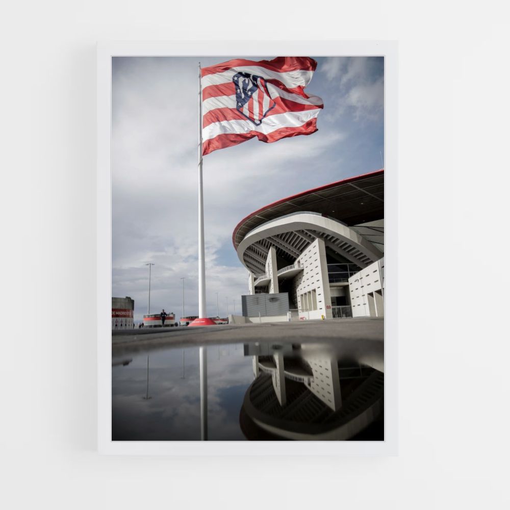 Atletico Madrid vlag poster