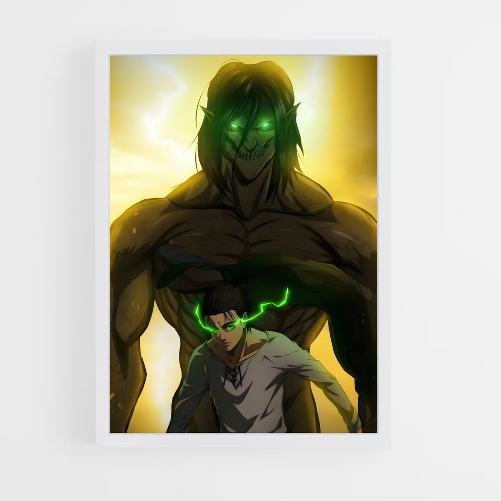 attack-on-titans-14 cadre Blanc