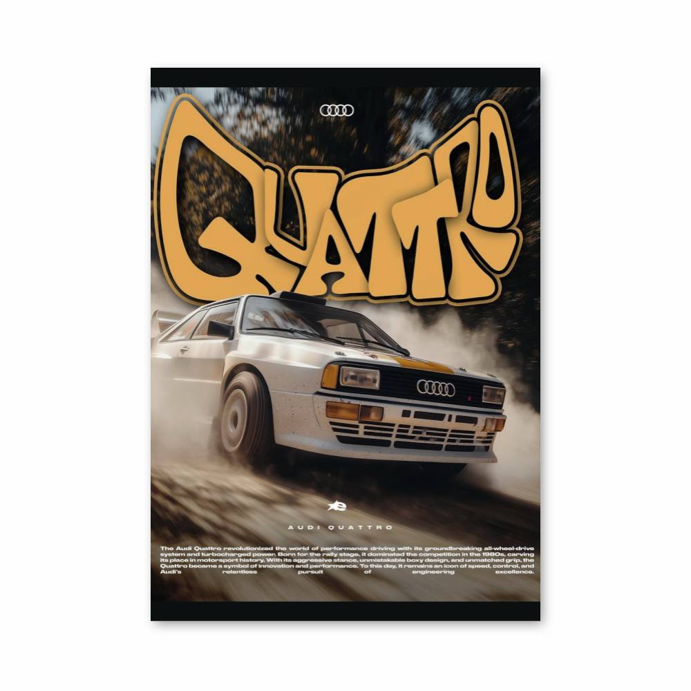 Poster Audi Quattro