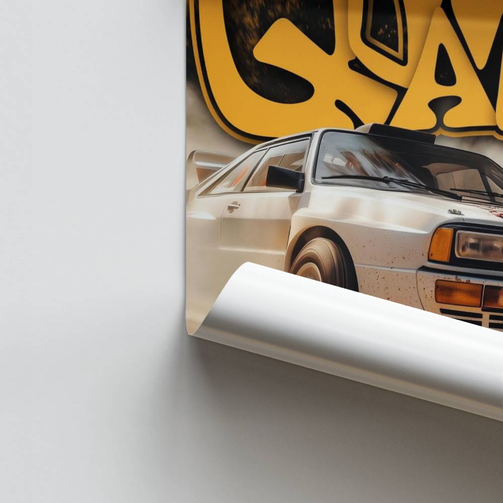 Affiche Audi Quattro