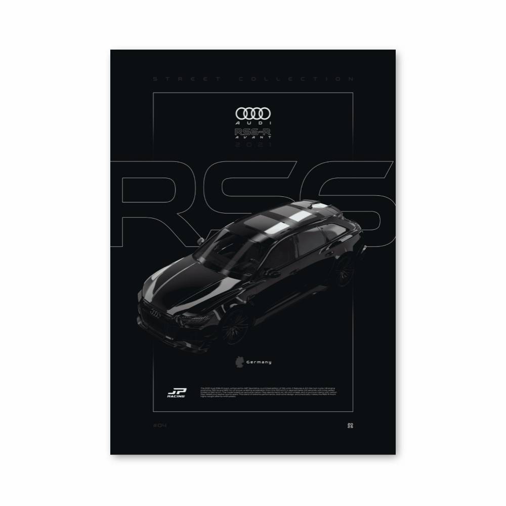 Poster Audi RS6-R