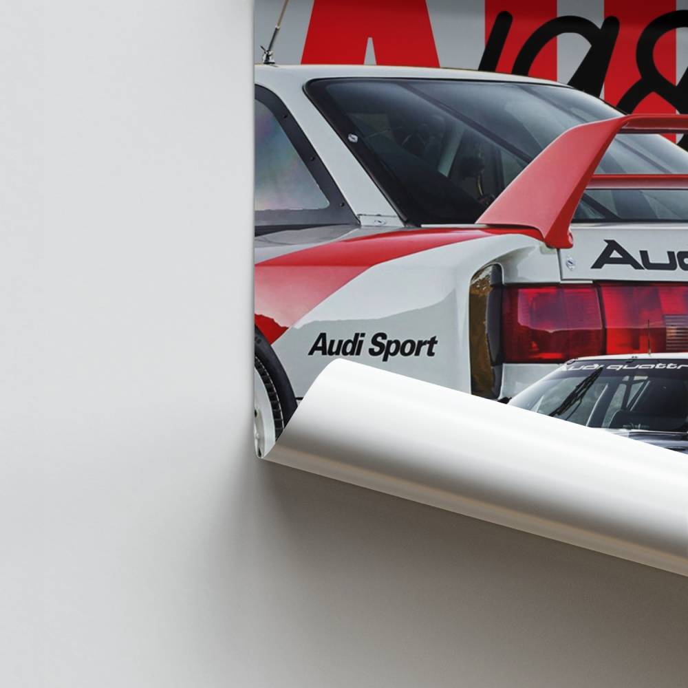 Affiche Audi 90 Quattro