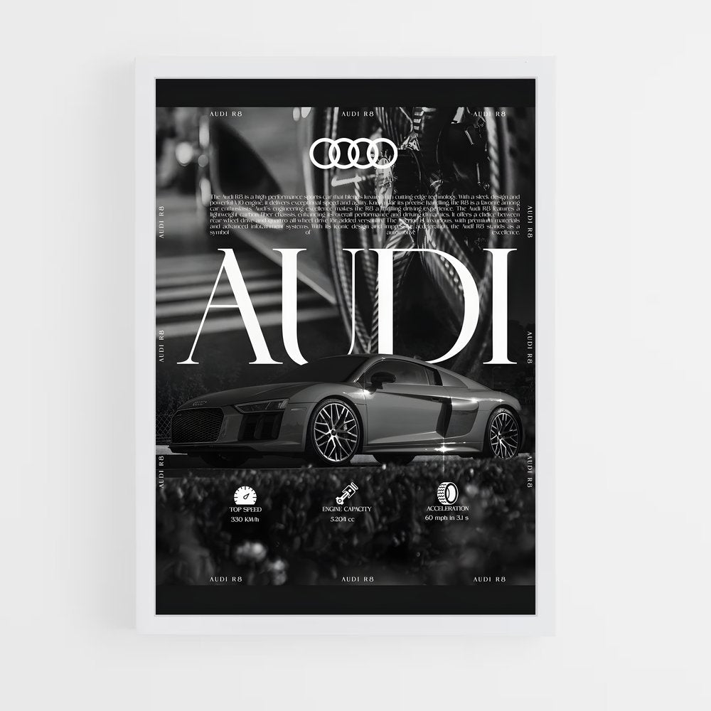 audi-18 cadre Blanc