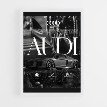 audi-18 cadre Blanc