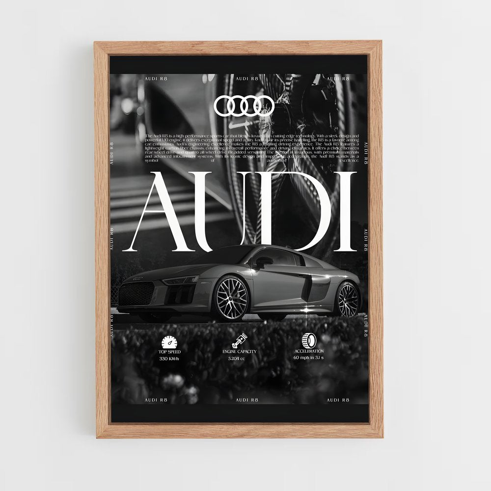 audi-18 cadre Bois clair