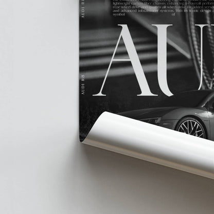 Affiche R8 Audi