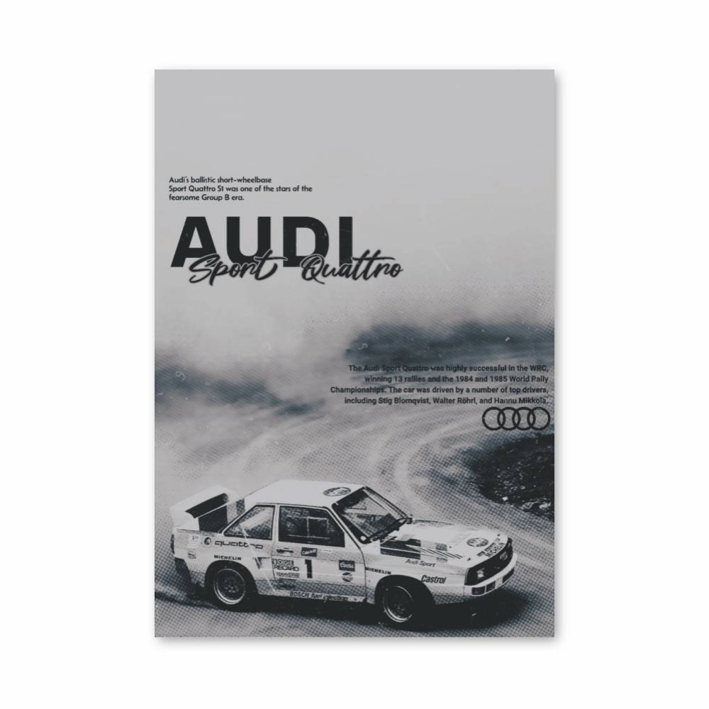 Poster Audi Sport Quattro