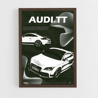 audi-9 cadre Bois foncé