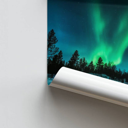 Poster Aurora Borealis-meer