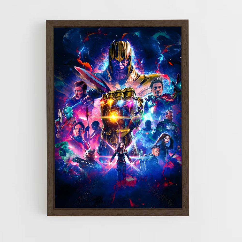 avengers-1 cadre Bois foncé