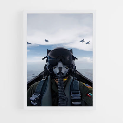 avion-de-chasse-12 cadre Blanc
