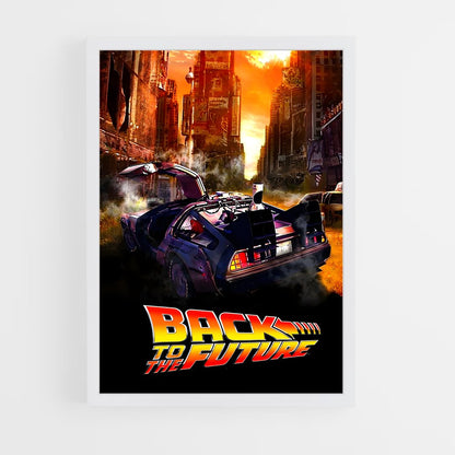 back-to-the-future-5 cadre Blanc