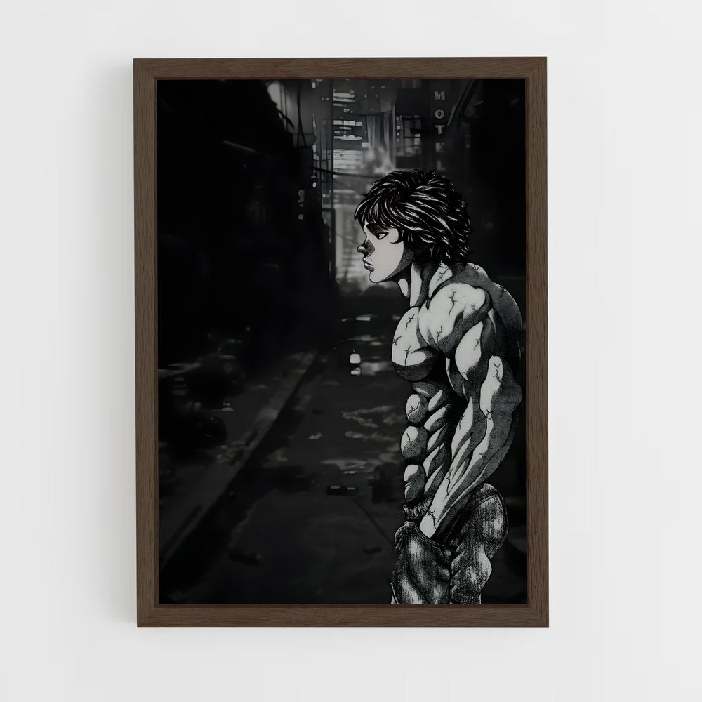 baki-7 cadre Bois foncé
