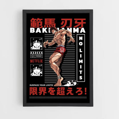 Japanse Baki-poster