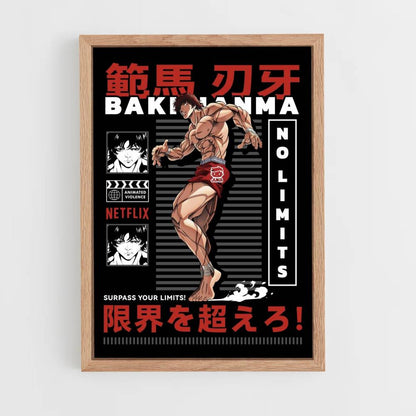 Japanse Baki-poster